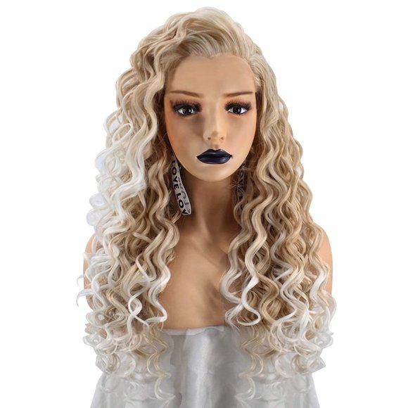 Blonde White Beauty Lace Front Wig!!